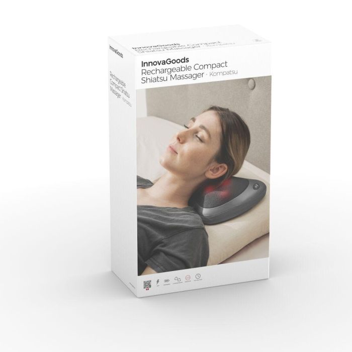 Masajeador Shiatsu Compacto Recargable Kompatsu InnovaGoods 7
