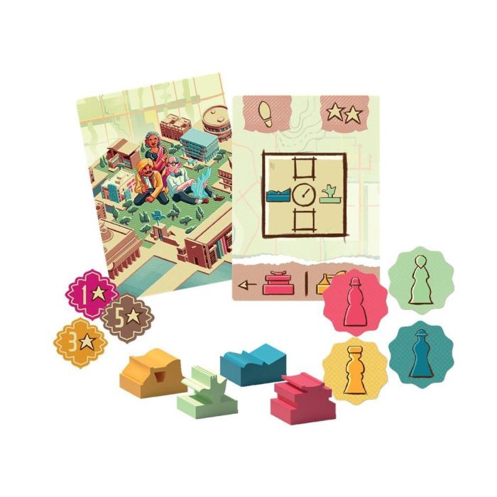 Ludonova LDNV460001 Juego de mesa Chandigarh Juego de tablero estrategia 2-4 jugadores 10+ años 45-60' 12+16 losetas 36 cartas 72 edificios 4 arquitectos 2 Ludonova LDNV460001 Juego de mesa Chandigarh Juego de tablero estrategia 2-4 jugadores 10+ años 45-60' 12+16 losetas 36 cartas 72 edificios 4 arquitectos 2