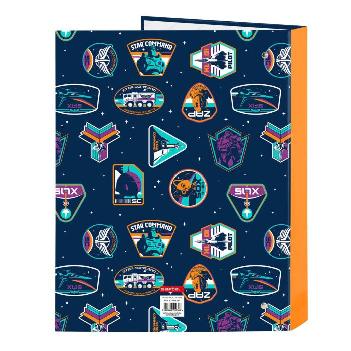 Carpeta de anillas Buzz Lightyear Azul marino A4 (26.5 x 33 x 4 cm) 1 Carpeta de anillas Buzz Lightyear Azul marino A4 (26.5 x 33 x 4 cm) 1