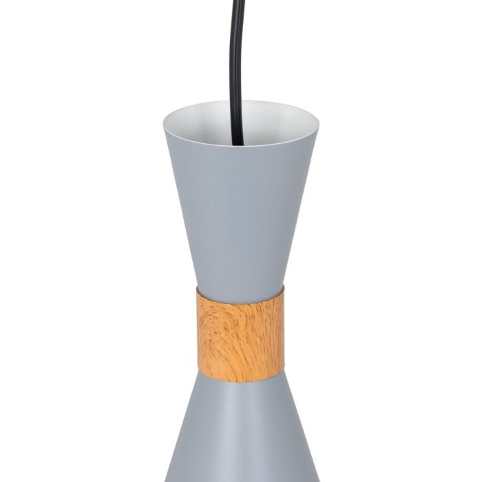 Lámpara Colgante Metal y Madera Gracelyn SKD-P138-B Cable Regulable 8