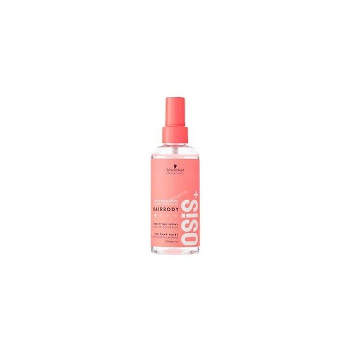Schwarzkopf OSIS+ Hairbody Spray de Volumen 200ml - Fijación Ligera, Protección Térmica 230°C