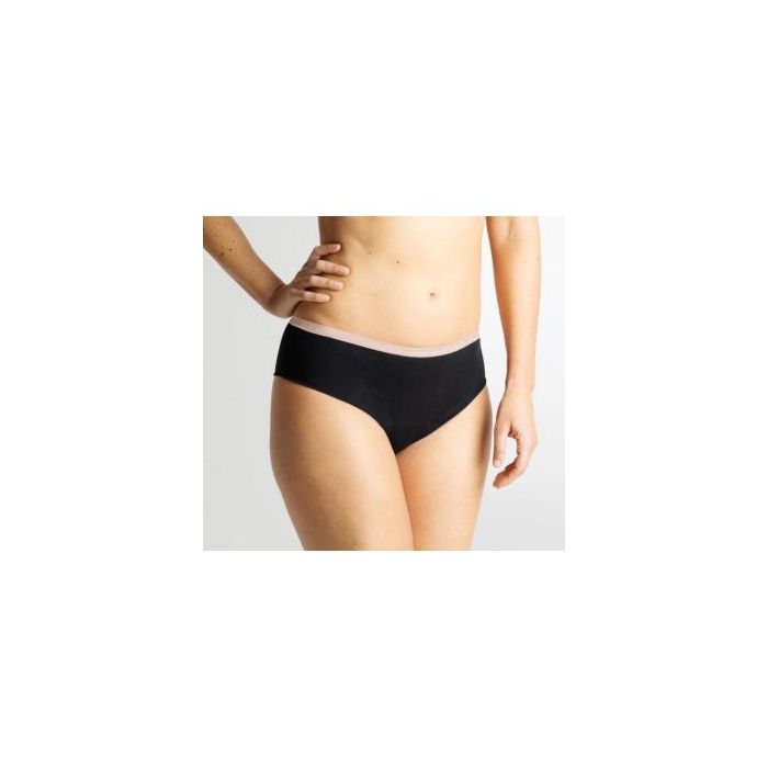 Braguita Menstrual Negra/Rosa Flujo Moderado 0/Xxs Braguita Menstrual Negra/Rosa Flujo Moderado 0/Xxs