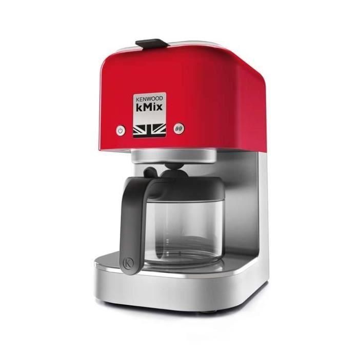 KENWOOD COX750RD kMix cafetera de filtro - 1200 W - Rojo 1 KENWOOD COX750RD kMix cafetera de filtro - 1200 W - Rojo 1