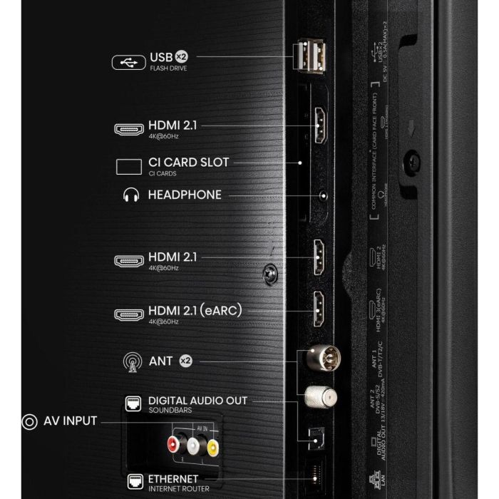 HISENSE 50E77Q Smart TV 50" 4K Ultra HD QLED Wifi Negro 2 HISENSE 50E77Q Smart TV 50" 4K Ultra HD QLED Wifi Negro 2