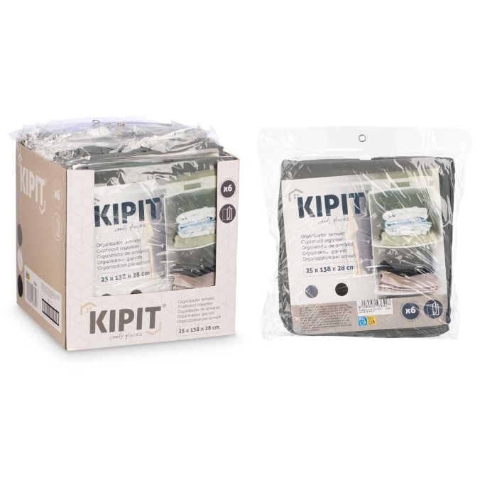 Organizador Armario 6 Cavidades Surtidos Kipit 25x138x25cm (24 Unidades) 1 Organizador Armario 6 Cavidades Surtidos Kipit 25x138x25cm (24 Unidades) 1