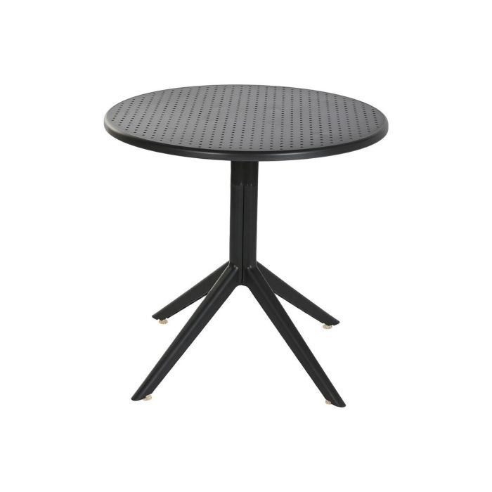 Mesa Terraza Y Jardin DKD Home Decor Negro 80 x 75 x 80 cm Mesa Terraza Y Jardin DKD Home Decor Negro 80 x 75 x 80 cm
