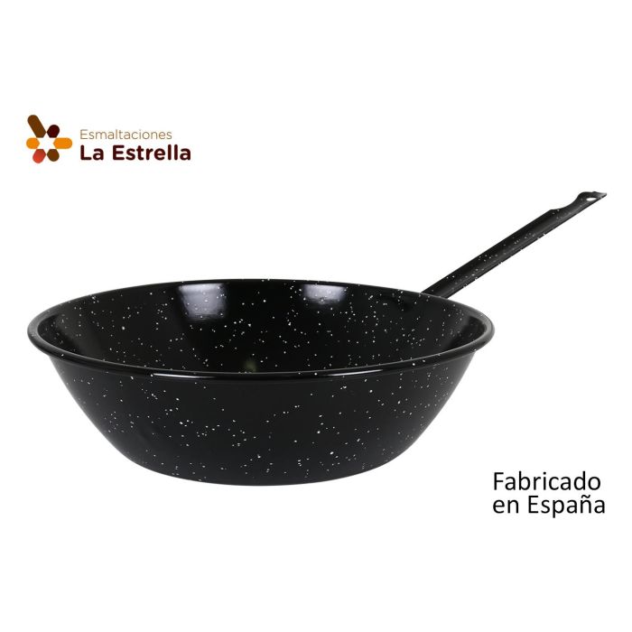 Sartén honda bordonada 30 cm - 4.6L Jaspeada - La Estrella (8 Unidades) Sartén honda bordonada 30 cm - 4.6L Jaspeada - La Estrella (8 Unidades)