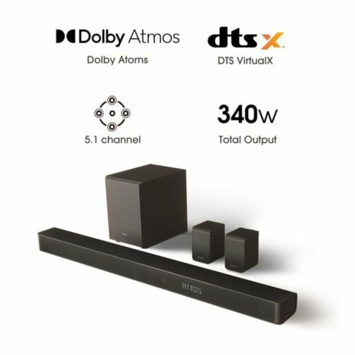 Barra de Sonido Hisense AX5100G Negro 7 Barra de Sonido Hisense AX5100G Negro 7