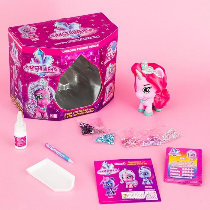 Bandai Unicornio Crystalverse Classic Para Cristalizar. Incluye 1500 Cristales, Pegamento, Aplicador y Manual 3