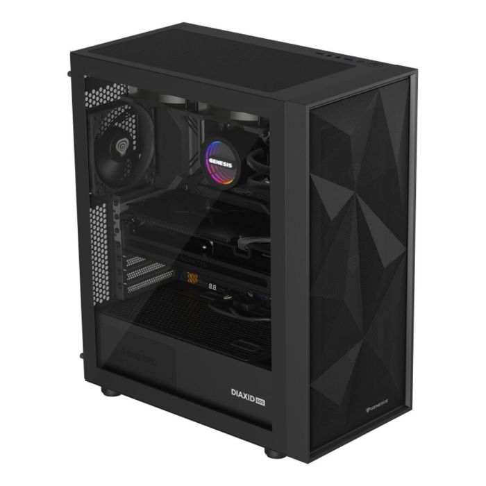 GENESIS NLG-2318 Kit de Refrigeración Líquida para Ordenador, Sistema de Refrigeración para Carcasa PC con 2 Ventiladores, Negro 3