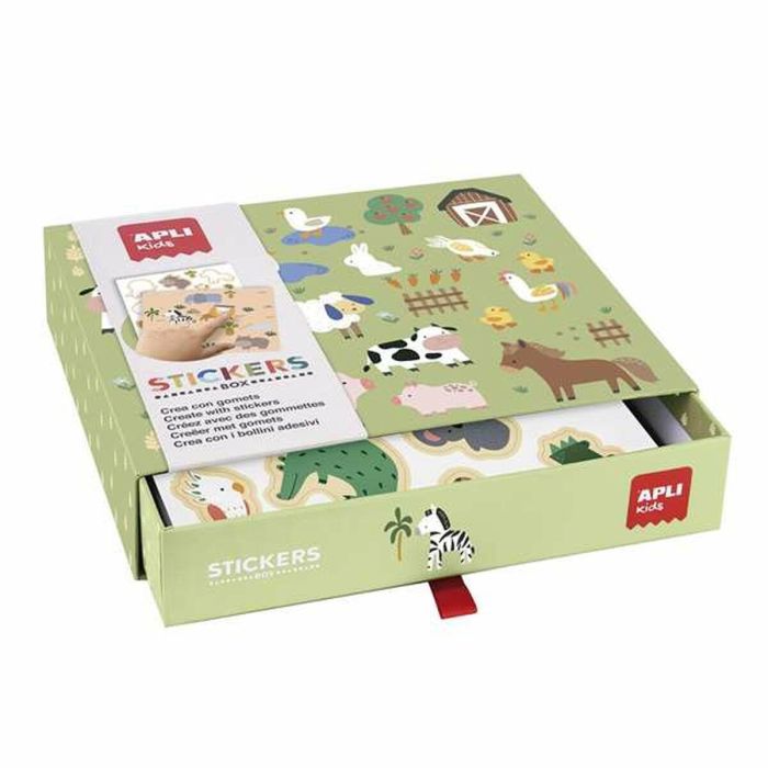Apli Kids 19431 Juego de Gomets Animales y su Hábitat, con Stickers Removibles, Didáctico para el Desarrollo Infantil y Psicomotricidad, +3 años Apli Kids 19431 Juego de Gomets Animales y su Hábitat, con Stickers Removibles, Didáctico para el Desarrollo Infantil y Psicomotricidad, +3 años