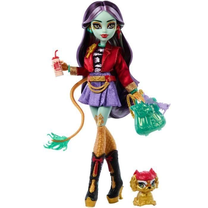 Monster High Hyv58 Muñeca Jinafire Long Dragona con mascota Cloudy Yun Yun y Accesorios de Dibujo 0 Monster High Hyv58 Muñeca Jinafire Long Dragona con mascota Cloudy Yun Yun y Accesorios de Dibujo 0