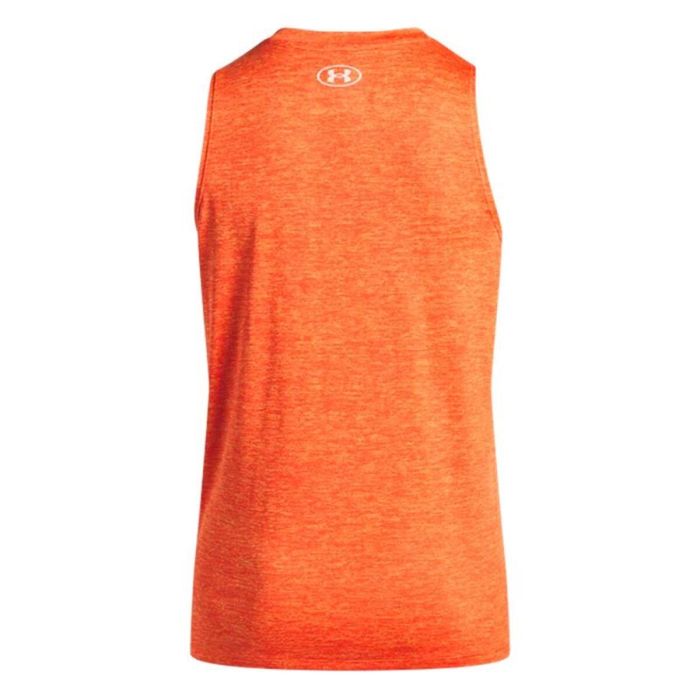 Camiseta para Mujer sin Mangas Under Armour Tech Tank Twist Naranja Fitness M