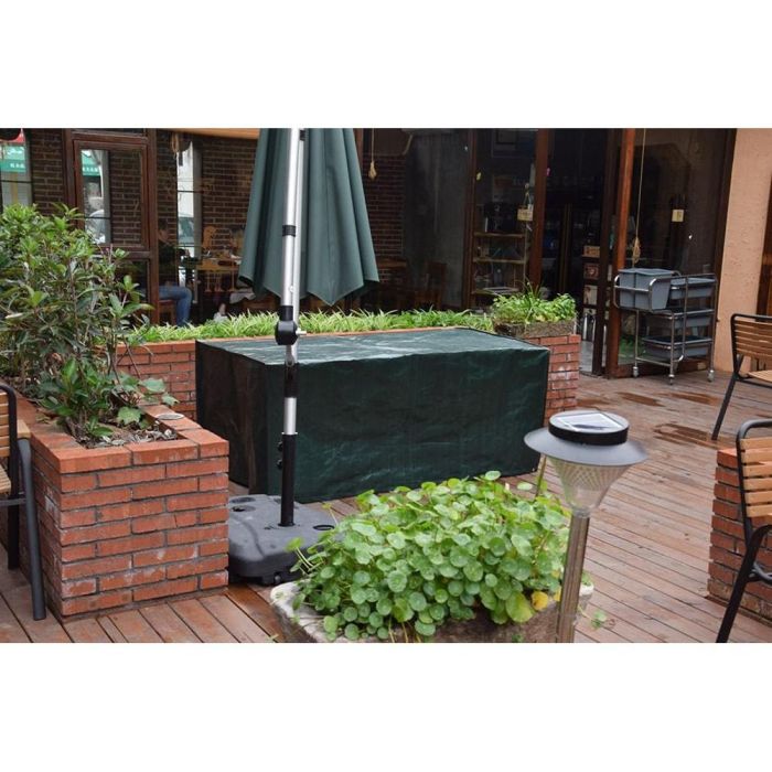 Altadex Funda de protección para mesa y sillas 143x225x90cm, poliéstes 240g/m², impermeable y transpirable, interior/exterior 4 Altadex Funda de protección para mesa y sillas 143x225x90cm, poliéstes 240g/m², impermeable y transpirable, interior/exterior 4