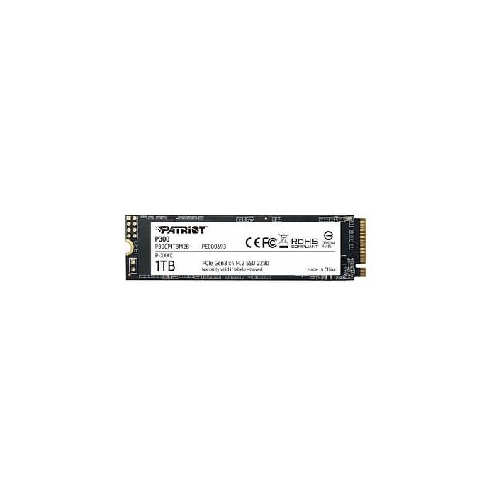 Patriot P300 SSD M.2 NVMe 1 TB PCIe 3.0 x4 (2280) 2100MB/s Lectura
