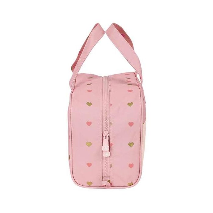 Neceser Escolar Glow Lab Hearts Rosa 31 x 14 x 19 cm 2