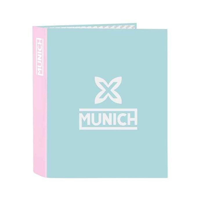 Carpeta de anillas Munich Heaven Azul cielo A4 27 x 33 x 6 cm 0 Carpeta de anillas Munich Heaven Azul cielo A4 27 x 33 x 6 cm 0