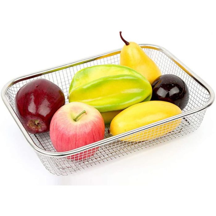 Escurridor de acero rectangular 37x27x7.4 cm - Quttin (18 Unidades) 1 Escurridor de acero rectangular 37x27x7.4 cm - Quttin (18 Unidades) 1