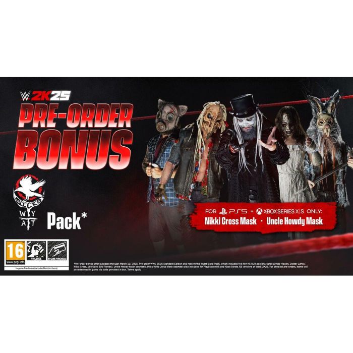 Videojuego PlayStation 5 Sony WWE 2K25 1 Videojuego PlayStation 5 Sony WWE 2K25 1
