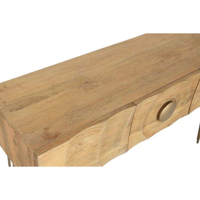 Consola Colonial DKD Home Decor Natural Dorado 38 x 76 x 120 cm 4 Consola Colonial DKD Home Decor Natural Dorado 38 x 76 x 120 cm 4