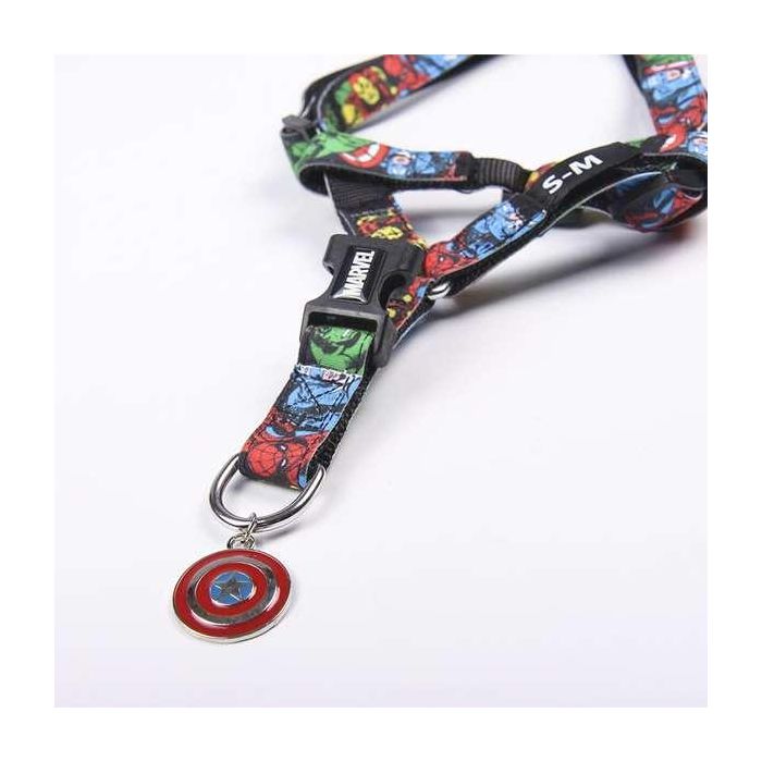 Marvel Petral para Perro, Talla M-L, Color Negro 1 Marvel Petral para Perro, Talla M-L, Color Negro 1