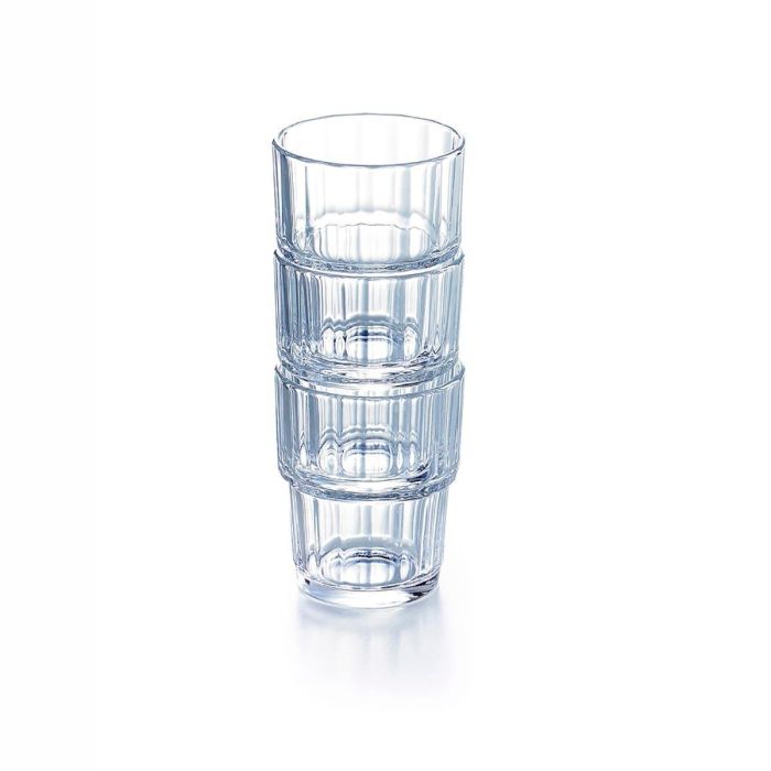 Taza Termo con Tapa Arcoroc Noruega Transparente Vidrio 1 Taza Termo con Tapa Arcoroc Noruega Transparente Vidrio 1