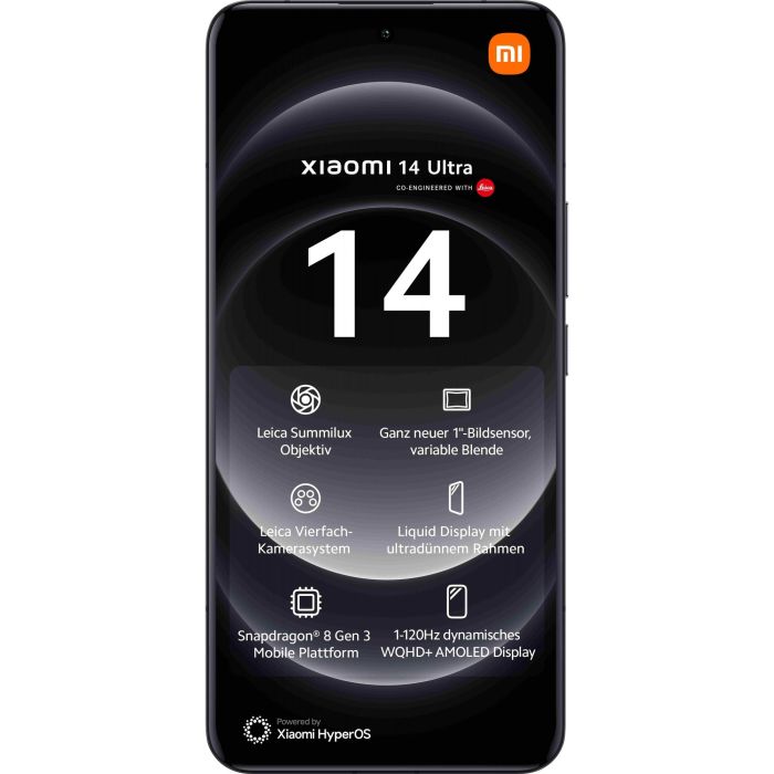 Xiaomi 14 Ultra Dual SIM 16GB RAM 512GB Almacenamiento Negro 1