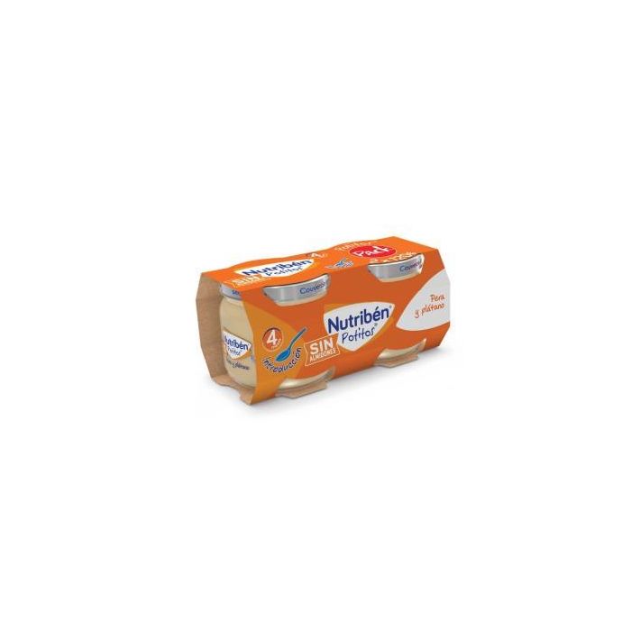 Nutriben Potito Pera Platano 2X120Gr.+4M