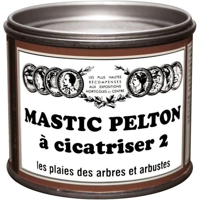 Pelton Masilla Curativa para Árboles - 195g - Protege y Cura Heridas de Podas y Mordeduras de Caza en la Corteza