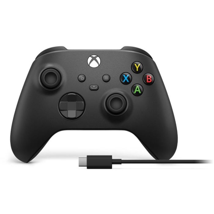 Microsoft Xbox Wireless Controller + Cable USB-C Inalámbrico y Alámbrico Negro 0 Microsoft Xbox Wireless Controller + Cable USB-C Inalámbrico y Alámbrico Negro 0