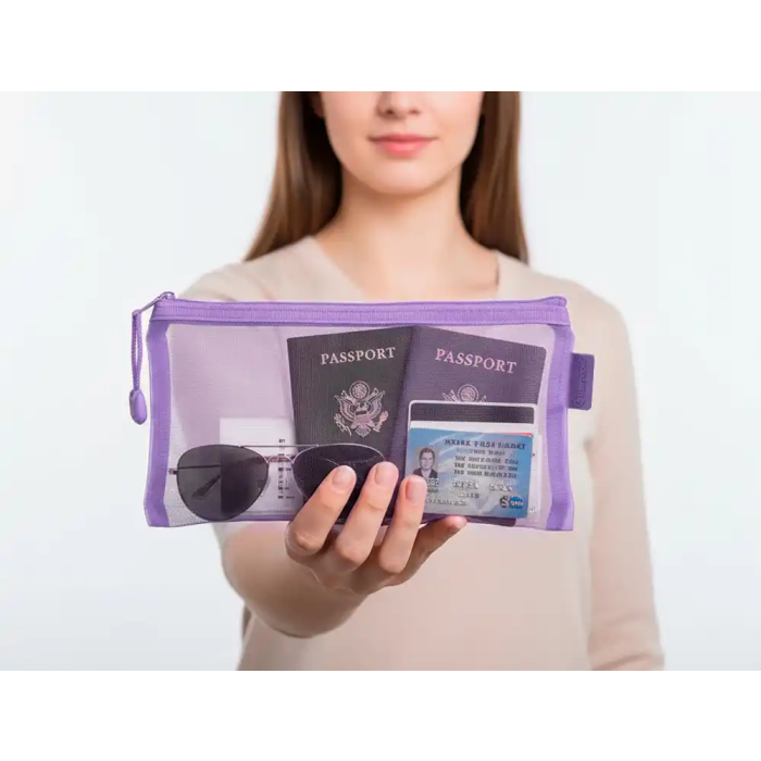 Liderpapel Bolsa Zipper Bag Poliester Transpirable Multiusos Ticket 230x115 mm Morado Pastel 6 Liderpapel Bolsa Zipper Bag Poliester Transpirable Multiusos Ticket 230x115 mm Morado Pastel 6