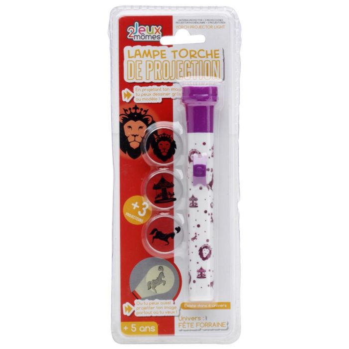 Jeux 2 momes Linterna Proyector con 3 Discos de Proyecciones Intercambiables Colección Seche Pleure 6 Jeux 2 momes Linterna Proyector con 3 Discos de Proyecciones Intercambiables Colección Seche Pleure 6