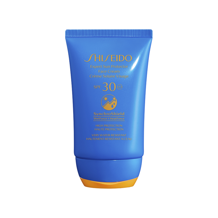 Shiseido M113605-712 Expert Sun Protector Protector Solar Facial Crema SPF30 Velo de Protección Activado por Calor y Agua 50 ml