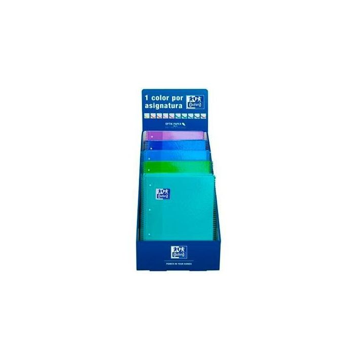 Oxford Cuaderno Classic Europeanbook 1 Microperforado 80H A4+ 5x5 mm Microperforado T-Extradura C-Surtidos Fríos