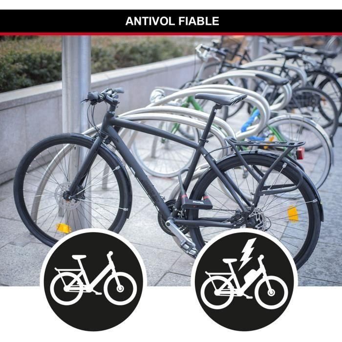 Candado para bicicleta en U - MASTER LOCK - 8279EURDPRO - Acero cementado, llave, certificado 1 Candado para bicicleta en U - MASTER LOCK - 8279EURDPRO - Acero cementado, llave, certificado 1