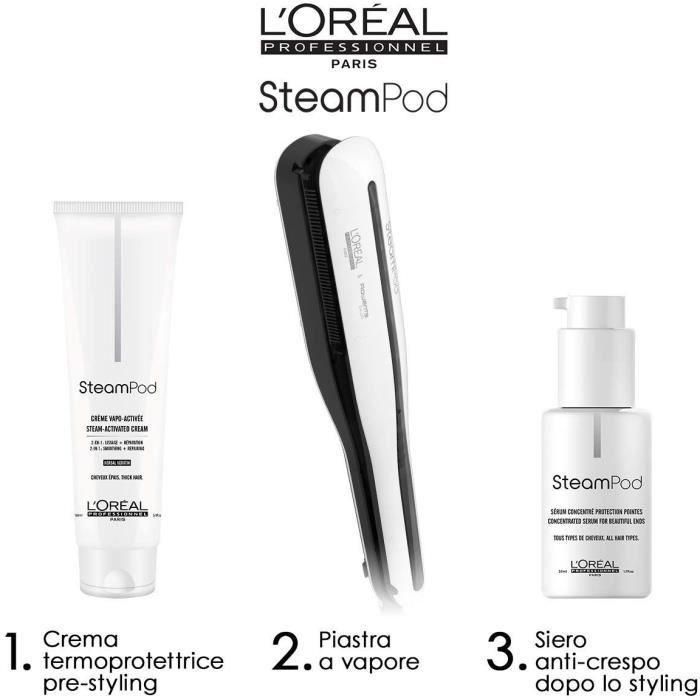 Plancha de Vapor Profesional - Bellissima - Steam Elixir - Placa Cerámica + Aceite de Argán + Funda Protectora - 4 Temperaturas 3 Plancha de Vapor Profesional - Bellissima - Steam Elixir - Placa Cerámica + Aceite de Argán + Funda Protectora - 4 Temperaturas 3