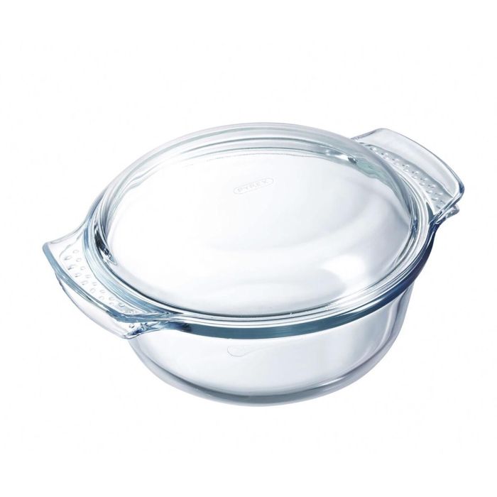 Fuente para Horno Pyrex Classic Vidrio Transparente Vidrio 33 x 26 x 12 cm Con Tapa (3 Unidades) 1