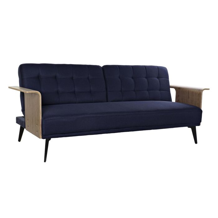 Sofa Cama Urban DKD Home Decor Azul Marron 87 x 81 x 203 cm Sofa Cama Urban DKD Home Decor Azul Marron 87 x 81 x 203 cm