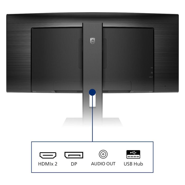 Philips 345B1C Monitor 34 Pulgadas Curvo WQHD 3440x1440 100Hz 4ms USB-C Negro 4