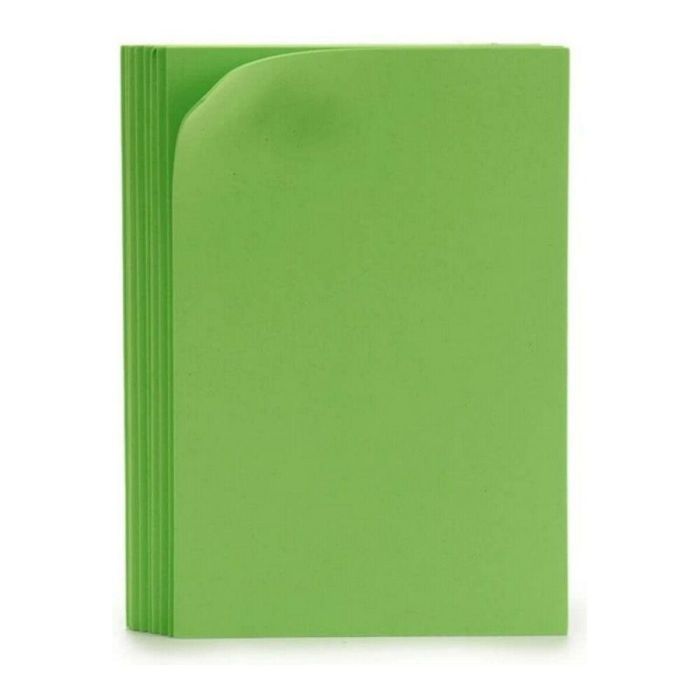 Pincello Juego de 10 Láminas de Goma Eva Verde 20x30 cm (24 Unidades)