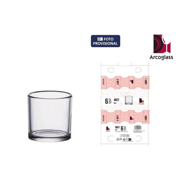 Set de Vasos de Chupito La Mediterránea Micy 6 Piezas (36 Unidades) 5 Set de Vasos de Chupito La Mediterránea Micy 6 Piezas (36 Unidades) 5