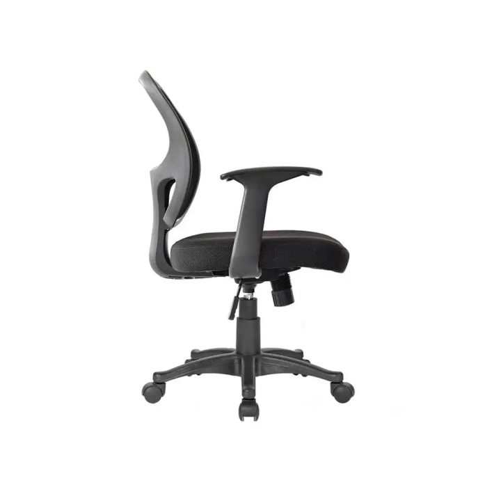 Q-connect Silla Giratoria Respaldo Medio Regulable Altura 870+120mm Profundidad 590mm Color Negro 2