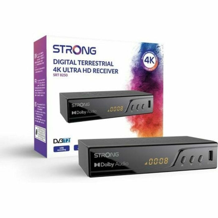 Sintonizador TDT STRONG SRT 8250 0 Sintonizador TDT STRONG SRT 8250 0