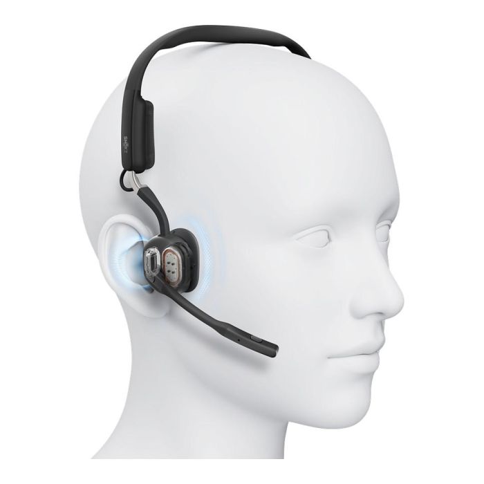 Shokz C610-AN-BK Auriculares Bluetooth Inalámbricos de Conducción Ósea con Puerto USB C para Oficina/Centro de Llamadas 4