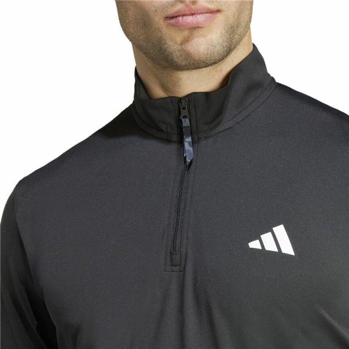 Sudadera sin Capucha Adidas Essentials Negro