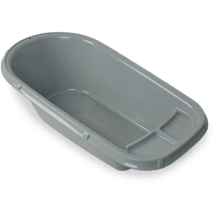 Thermobaby LUXURY TUB Bañera Infantil Plegable Charming Grey con Tapón de Drenaje Estable Robusta Antideslizante para Bebé 0 Thermobaby LUXURY TUB Bañera Infantil Plegable Charming Grey con Tapón de Drenaje Estable Robusta Antideslizante para Bebé 0