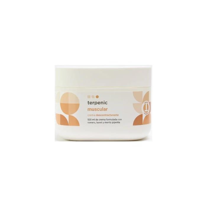 TERPENIC EVOPRO Crema Muscular Relajante 500ml - Alivia y devuelve el tono muscular, con aceites de romero, laurel y menta