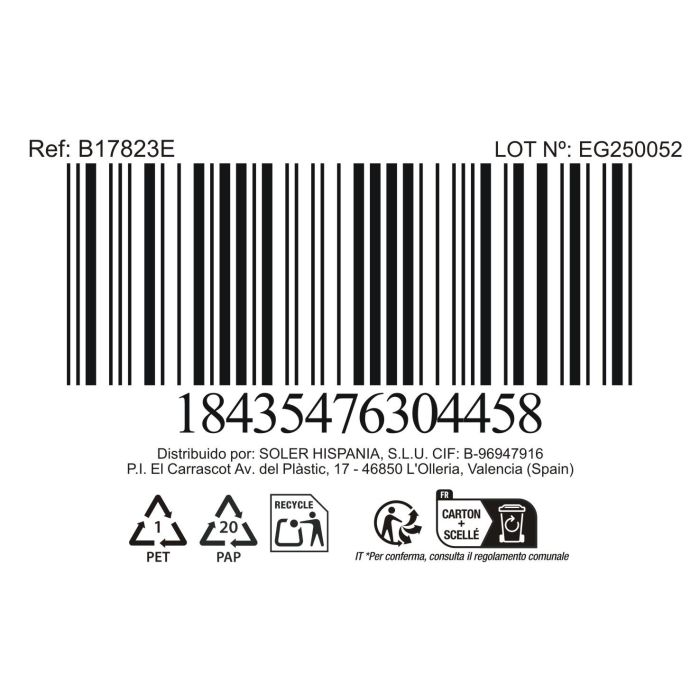 Inde Cacerola Acero Inoxidable 22 cm (5 L) "New Neron" Qt 1