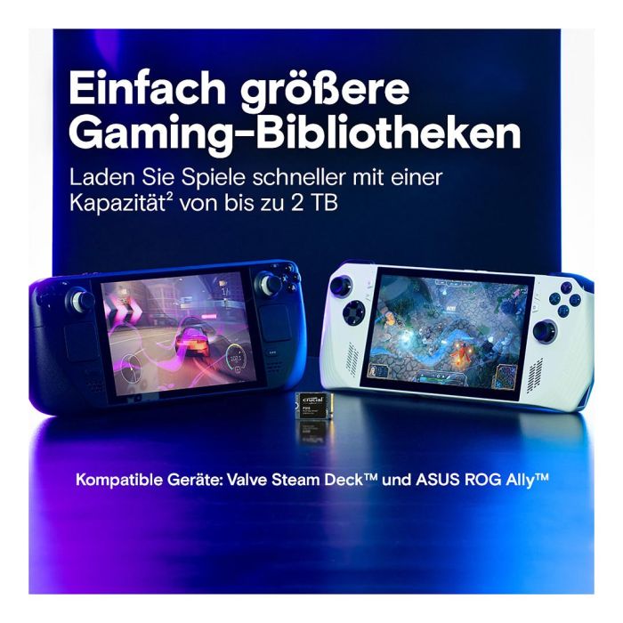 Crucial P310 1TB SSD M.2 NVMe PCIe Gen4 2230 Lectura 7100MB/s Escritura 6000MB/s