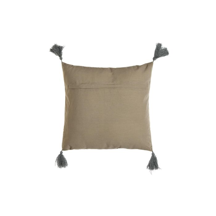 DKD Home Decor Cojín 10 x 40 x 40 cm Azul Celeste Naranja Algodón Polyester Mandala (3 Unidades) 3